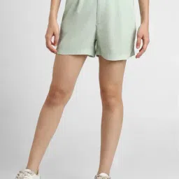 Forever 21 Mint Green Regular Fit Shorts-picture-11
