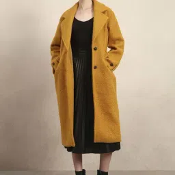 Vero Moda Yellow Regular Fit Coat-image-36