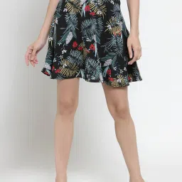 Sera Black Printed Skirt image 1
