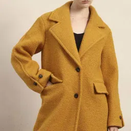 Vero Moda Yellow Regular Fit Coat image 5