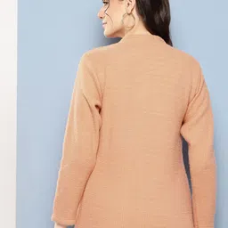 BAESD Women Floral Embroidered Front-Open Sweater image 3