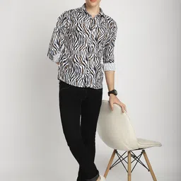 WISTORA Men Animal Printed Casual Shirt-picture-20
