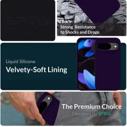 Sprig Back Cover for GOOGLE PIXEL 9 Pro (Purple) image 2
