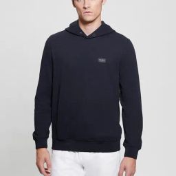Guess Navy Blue Regular Fit Solid Sweatshirt-picture-35