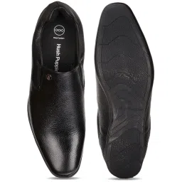 Hush Puppies by Bata Men's Black Formal Loafers image 3