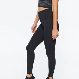 Forever 21 Black Blended Regular Fit Tights image 3