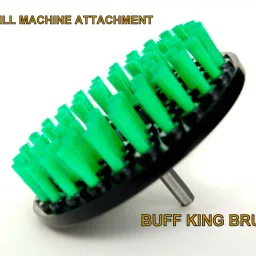 Buffking Green Plastic Soft Bristle Brush image 2