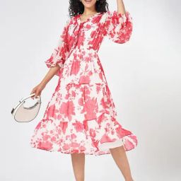 Honey by Pantaloons Multi Print Dress-picture-11