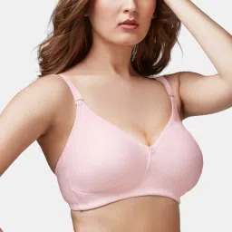 Trylo-Oh-so-pretty you! Light Pink Non Wired Non Padded Everyday Bra image 1
