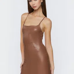 Forever 21 Brown Mini Bodycon Dress image 3
