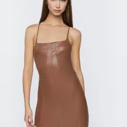 Forever 21 Brown Mini Bodycon Dress image 1