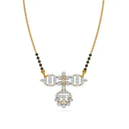 Kisna Diamond & Gold Jewellery 18k Gold & Diamond Kaitlyn Mangalsutra for Women-picture-40