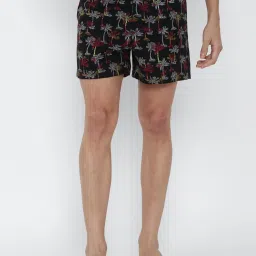 American Eagle Black Regular Fit Printed Boxers image 1