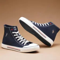 U.S. Polo Assn. Men's VLAIR Navy Ankle High Sneakers-picture-13