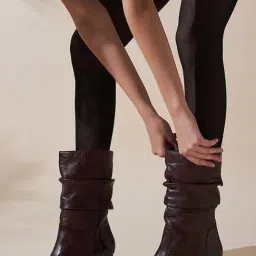 Peach Flores Women's Paige Brown Casual Booties-image-94