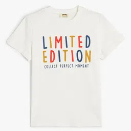 Koton Boys Typography Printed Round Neck Cotton T-shirt-picture-18