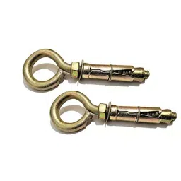 GENERIC 8 mm Anchor Round Close Brass Hook Golden (Pack of 12 Pcs)-picture-14