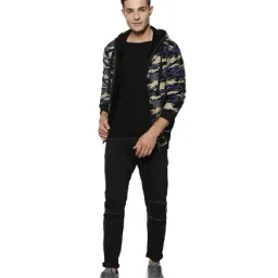 Campus Sutra Brown Self Print Jacket image 4