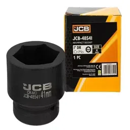 JCB Air Impact Socket Chrome-Molybdenum 1 Inch (25.4 mm) Size Black 41 mm, JCB-48541-picture-27