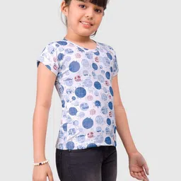 Little funky Girls Printed T-shirt image 2