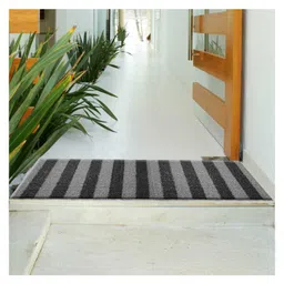 Kuber Industries Rubber Strips Design Door Mat For Porch/Kitchen/Bathroom/Laundry Room, 24'x36' (Grey) 54KM3998-picture-13