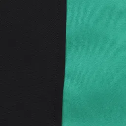 Taffykids Woven Sleeveless Cut & Sew Halter Neck Crop Top - Black & Green image 4