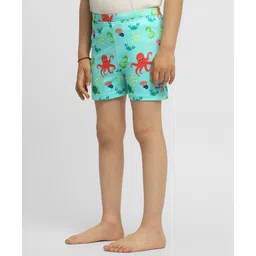 Somersault Sea Life Printed Swimming Trunk - Blue image 5