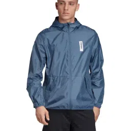 Adidas M BB WINDBR. Blue Regular Fit Hooded Jacket-picture-15