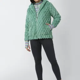 Forever 21 Green Regular Fit Jacket image 4