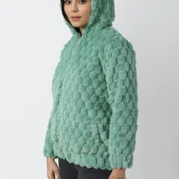 Forever 21 Green Regular Fit Jacket image 3