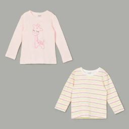Juniors By Lifestyle Multicolor Cotton Regular Fit Striped Dress - Pack Of 2-picture-23