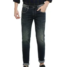 Pepe Jeans Wiser wash Blue Slim Fit Heavily Washed Jeans-image-93