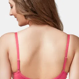 Trylo-Oh-so-pretty you! Coral Non Wired Non Padded T-Shirt Bra image 2
