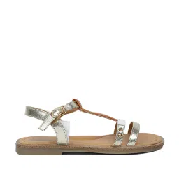 Bubblegummers by Bata Kids Golden Ankle Strap Sandals image 2