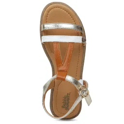 Bubblegummers by Bata Kids Golden Ankle Strap Sandals image 4