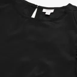 Sera Black Regular Fit Top image 5