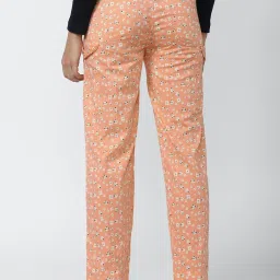 Forever 21 Peach Floral Print Pants image 2