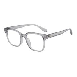 Ted Smith Grey Square Unisex Eye Frames-picture-43