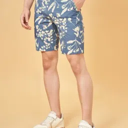 Urban Ranger By Pantaloons Deep Water Cotton Regular Fit Printed Shorts image 3