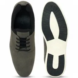 Byford by Pantaloons Men's Grey Derby Shoes image 4