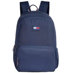 Tommy Hilfiger Malfoy Navy Polyester Solid Backpack - 28 Ltrs-image-36