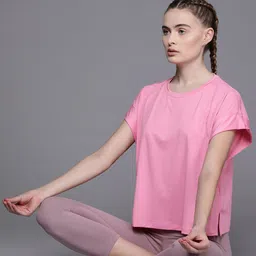 ADIDAS Women Studio Yoga T-shirt-image-30