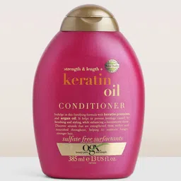 OGX Strength & Length + Keratin Oil Fortifying Anti-Frizz Conditioner for Split Ends 385ml-picture-12