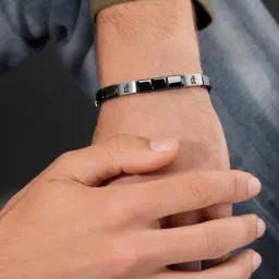 Police Black Ceramica II Cube Chain Casual Bracelet-picture-27