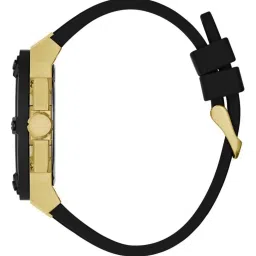 GUESS MATRIX Men Round Gold Tone Dial Analog Watch - GW0423G2 image 2