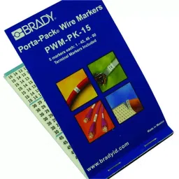 BRADY VINYL CLOTH WIRE MARKERS, PWM-PK-15 (Pack of 10)-picture-33