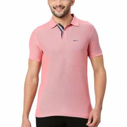 Basics Beige Muscle Fit Polo T-Shirt-image-21