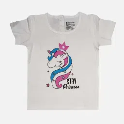 Bodycare Kids White Cotton Printed T-Shirt-picture-22
