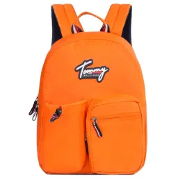 Tommy Hilfiger Gragner Orange Polyester Solid Backpack - 10 Ltrs-image-64