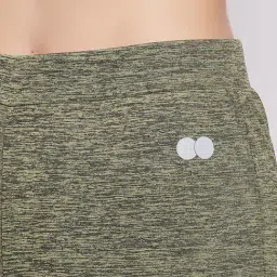 Clovia Olive Textured Regular Fit Trackpants image 5